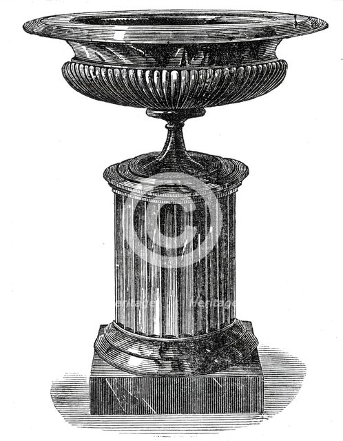 Cannel Coal Vase, 1845. Creator: Unknown.