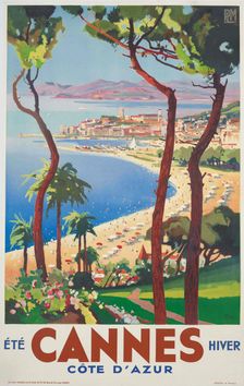Cannes. Côte d'Azur, c1938. Creator: Peri, Lucien (1880-1948)