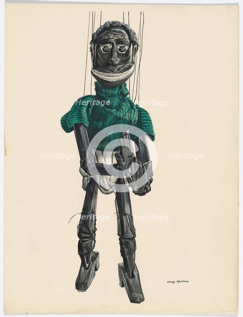 Cannibal Marionette, c. 1937. Creator: James McLellan.