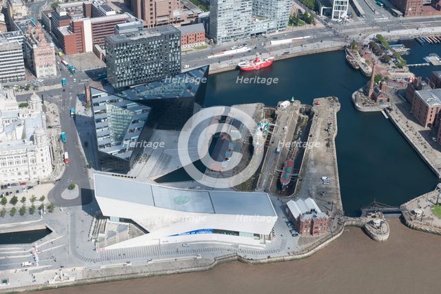 Canning Dock and the Museum of Liverpool, Liverpool, 2015. Creator: Historic England.