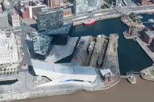 Canning Dock and the Museum of Liverpool, Liverpool, 2015. Creator: Historic England