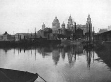 Canning Dock, Liverpool, 1924-1926. Artist: Valentine & Sons
