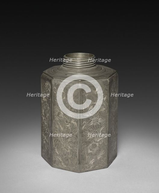 Cannister, 1715. Creator: Johann Melchoir Warner (German).