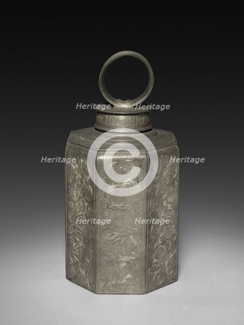 Cannister, 1715. Creator: Johann Melchoir Warner (German).