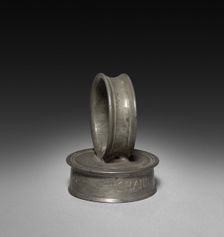 Cannister (lid), 1715. Creator: Johann Melchoir Warner (German)