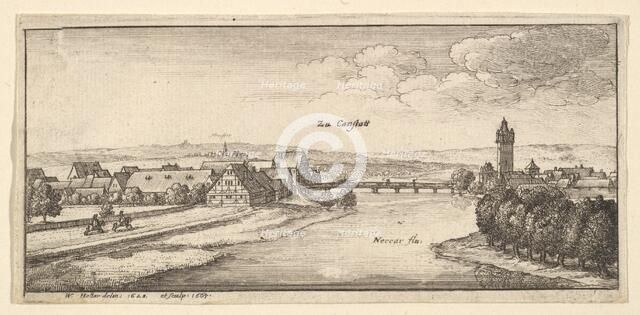Cannstadt, 1665. Creator: Wenceslaus Hollar.