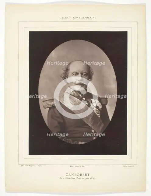 Canrobert, c. 1876. Creator: Lejeune.