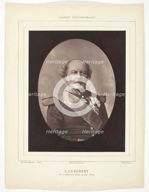 Canrobert, c. 1876. Creator: Lejeune.