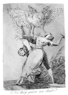 Can't anyone unite us? 1799. Artist: Francisco Goya