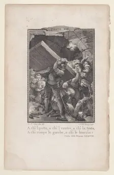 Canto 13, Stanza 38, from Orlando Furioso, 1772-74., 1772-74. Creator: Nicolas de Launay