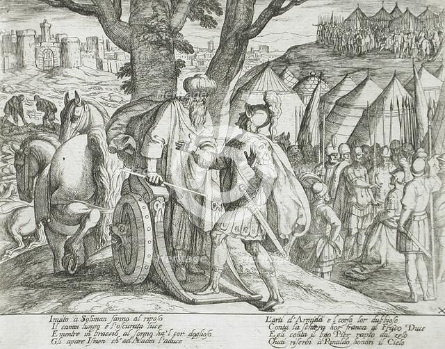 Canto X, 16th century. Creator: Antonio Tempesta.