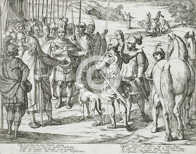 Canto XIV, 16th century. Creator: Antonio Tempesta.