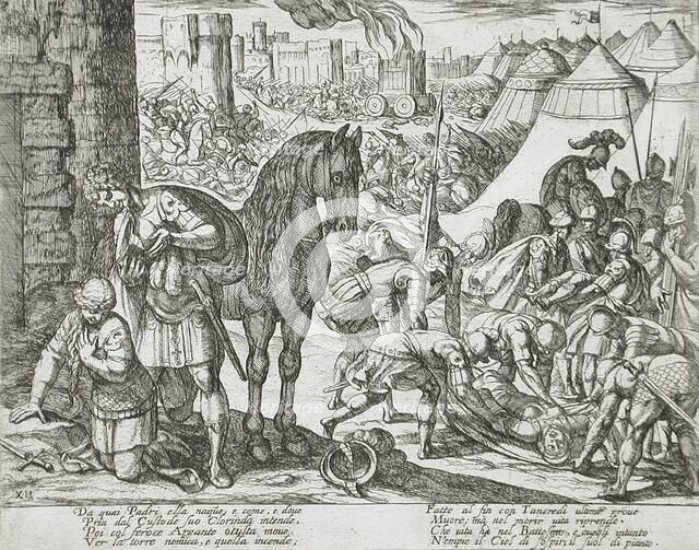 Canto XII, 16th century. Creator: Antonio Tempesta.