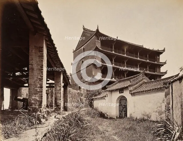 Canton, China: the Five-Storied Pagoda and Old Fort, c1873. Creator: William Pryor Floyd.
