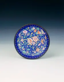 Canton enamel bowl, Daoguang period, Qing dynasty, China, 1820-1850. Creator: Unknown