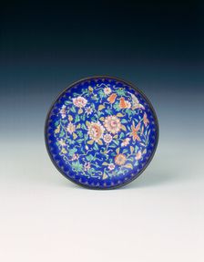 Canton enamel bowl, Daoguang period, Qing dynasty, China, 1820-1850. Creator: Unknown