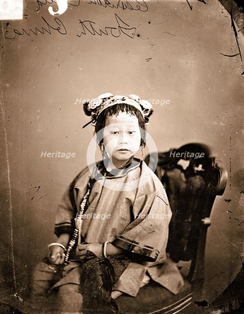 Canton (Guangzhou), Kwangtung province, China: a girl, 1869. Creator: John Thomson.