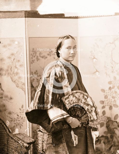 Canton, Kwangtung (Guangdong) province, China: a young woman, 1869. Creator: John Thomson.