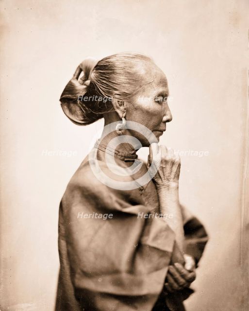 Canton, Kwangtung province, China: an old woman, 1869. Creator: John Thomson.