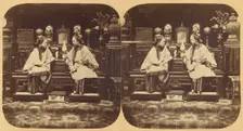 Canton. Portraits of Two Chinese Beauties, Wives of a Mandarin of the First Class or Blue...1858-59. Creators: Pierre Joseph Rossier, Negretti and Zambra