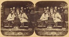 Canton. Portraits of Two Chinese Beauties, Wives of a Mandarin of the First Class or Blue...1858-59. Creators: Pierre Joseph Rossier, Negretti and Zambra
