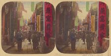 Canton - Silk Street, 1858-1859. Creators: Pierre Joseph Rossier, Negretti and Zambra