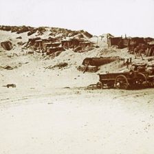 Cantonment in the dunes, Koksijde, Flanders, Belgium, c1914-c1918