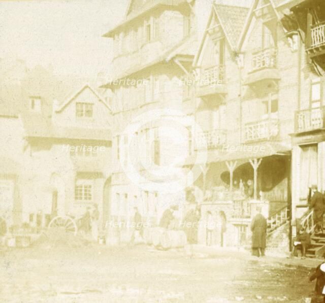 Cantonment, La Panne, Flanders, Belgium, c1914-c1918. Artist: Unknown.