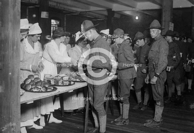 Canteen, 8th Coast Defense, between c1915 and 1918. Creator: Bain News Service.