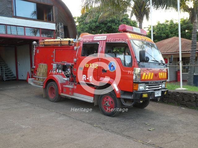 Canter fire appliance, Chile 2019. Creator: Unknown.