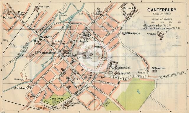 'Canterbury', c20th Century. Artist: John Bartholomew.