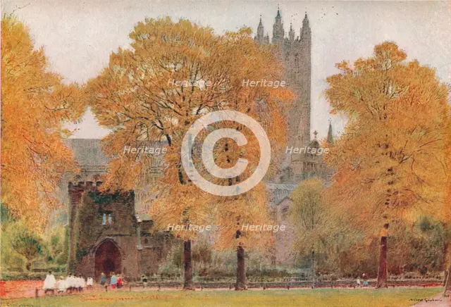 'Canterbury Cathedral', 1908. Artist: Albert Goodwin.