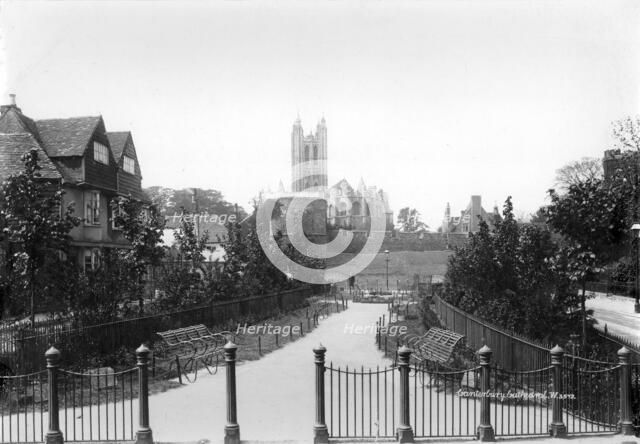 Canterbury Cathedral, Canterbury, Kent, 1890-1910. Artist: Unknown