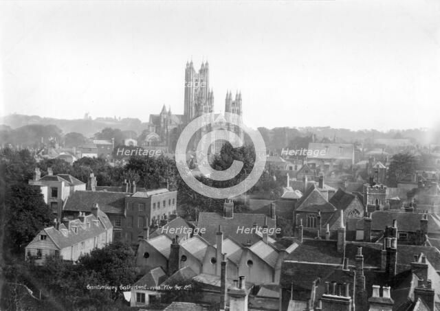 Canterbury Cathedral, Canterbury, Kent, 1890-1910. Artist: Unknown