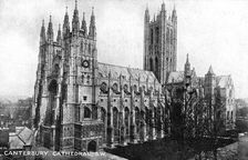 Canterbury cathedral, Canterbury, Kent, early 20th century