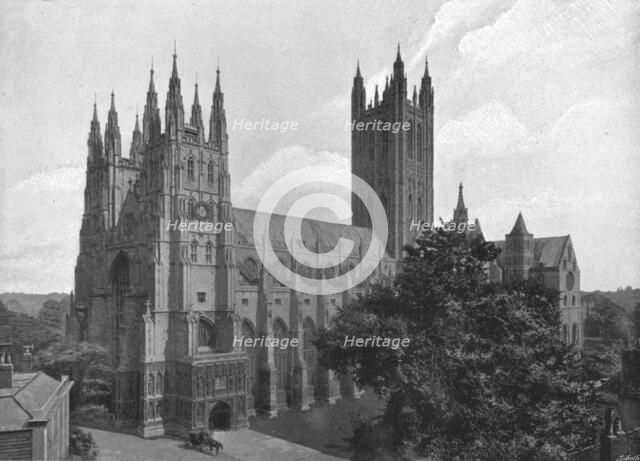Canterbury Cathedral, c1900. Artist: Chester Vaughan.
