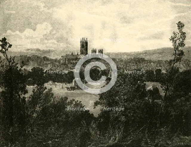 'Canterbury Cathedral, from the North-East', 1890.   Creator: Unknown.