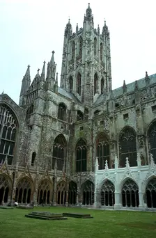 Canterbury Cathedral from the northwest, 6th century