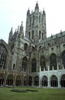 Canterbury Cathedral from the northwest, 6th century