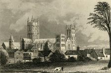 Canterbury Cathedral, Kent c1845. Creator: Unknown