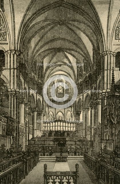 'Canterbury Cathedral - The Choir', 1898. Creator: Unknown.