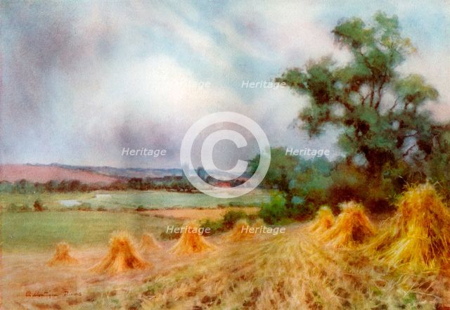 Canterbury from Sturry Wood, Kent, 1924-1926.Artist: A Montague Rivers