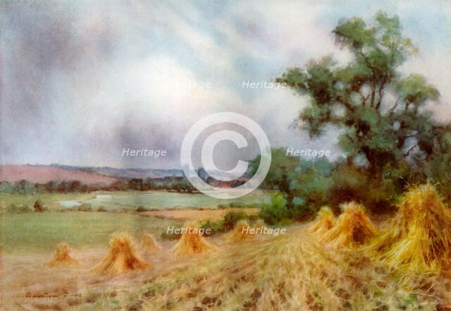 Canterbury from Sturry Wood, Kent, 1924-1926.Artist: A Montague Rivers