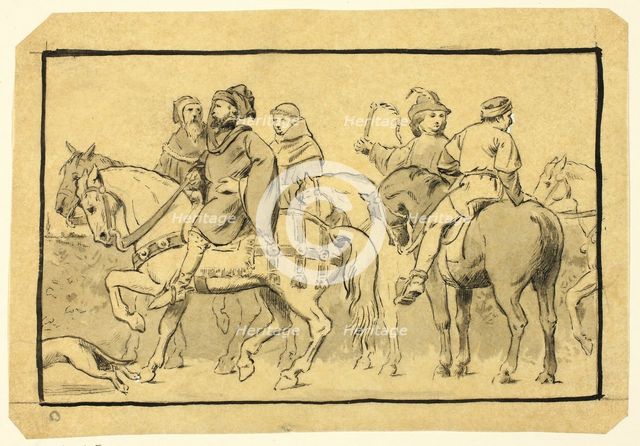 Canterbury Pilgrims, n.d. Creator: Henry Stacy Marks.