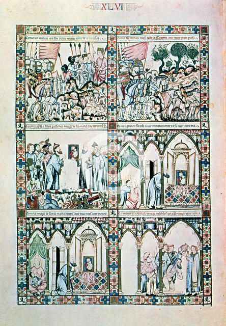 Cantiga XLVI: 'Esta é como a omagen de Santa Maria, que un mouro guardava en sa casa onrradamente…