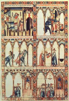 Cantiga XXXIV: Esta é como Santa Maria fillou dereito do judeu pola desonrra que fezera a sua om…