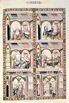 Cantiga LXXXIX: Esta é como ha judea estava de parto en coita de morte, e chamou Santa maria e l…