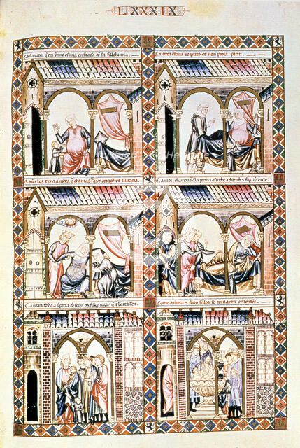 Cantiga LXXXIX: 'Esta é como ha judea estava de parto en coita de morte, e chamou Santa maria e l…