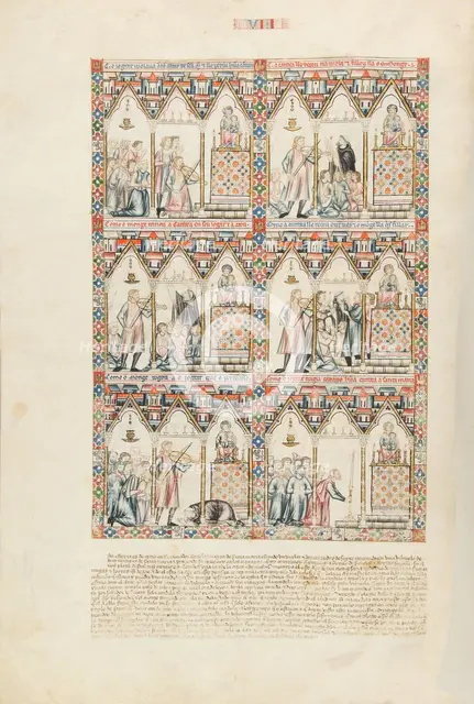 Cantigas de Santa Maria - Codex Rico, ca 1280-1284. Creator: Anonymous.