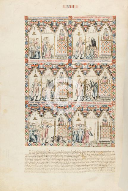 Cantigas de Santa Maria - Codex Rico, ca 1280-1284. Creator: Anonymous.